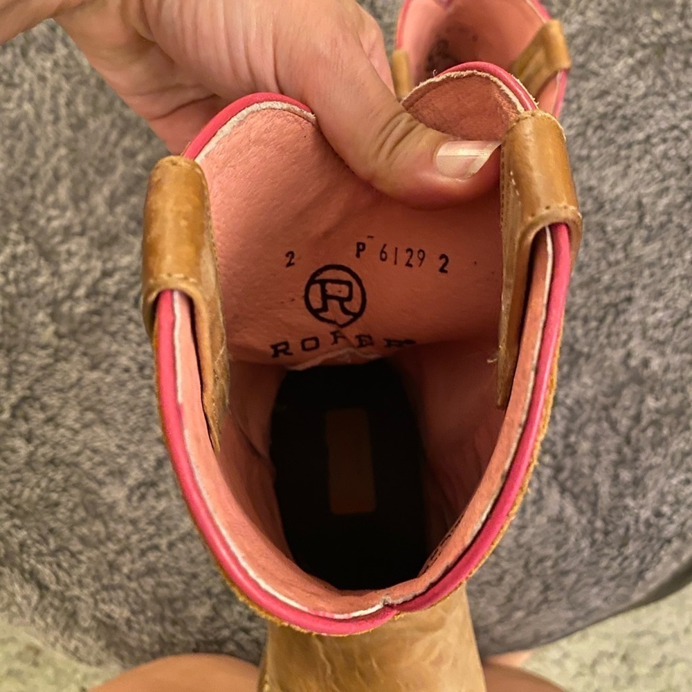 ROPER Big Girls Prickly Cactus Cowboy Boots - Picture 10 of 12